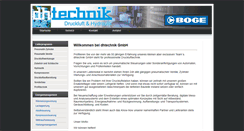 Desktop Screenshot of dhtechnik.de