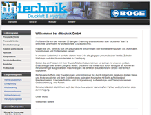 Tablet Screenshot of dhtechnik.de